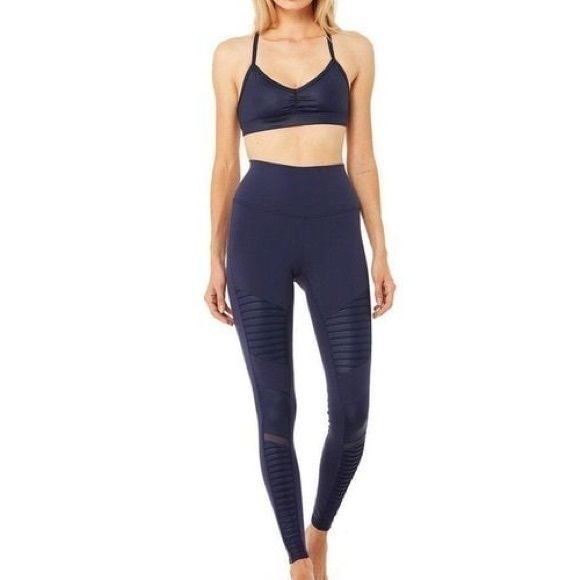 ALO Yoga 7/8 High-Waist Moto Legging (Small) - Picture 7 of 11